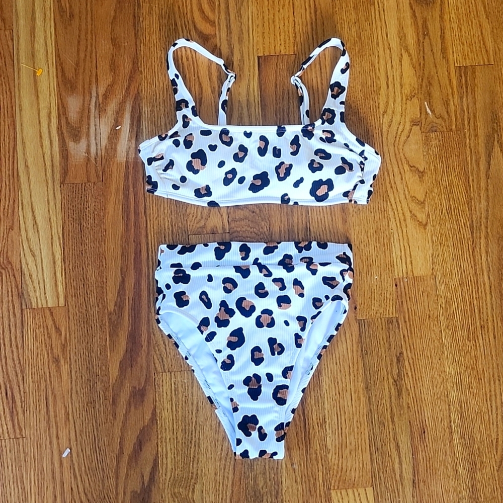 Leperd print swimsuit